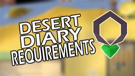 desert diary osrs|farming achievement diary osrs.